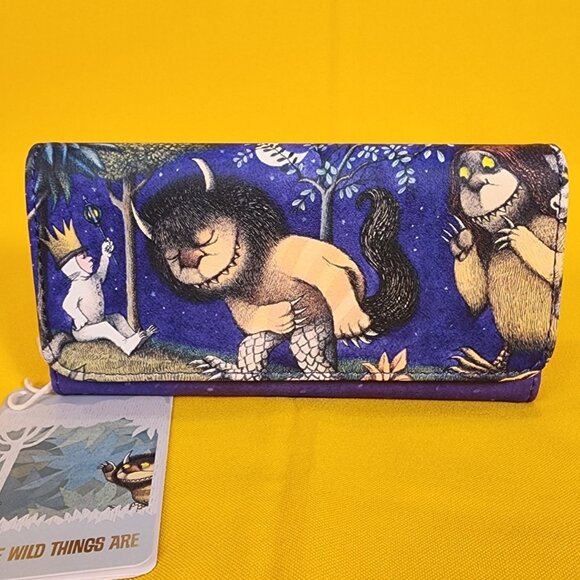Loungefly Where The Wild Things Are Sendak Max Flap Wallet Soft Tag NEW - Picture 1 of 13